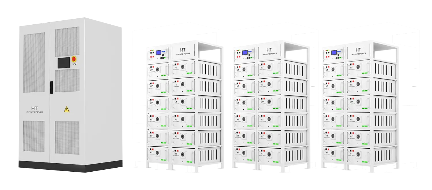 A 250KW/516KWH industrial energy storage solution composed of PCS and high-voltage rack batteries